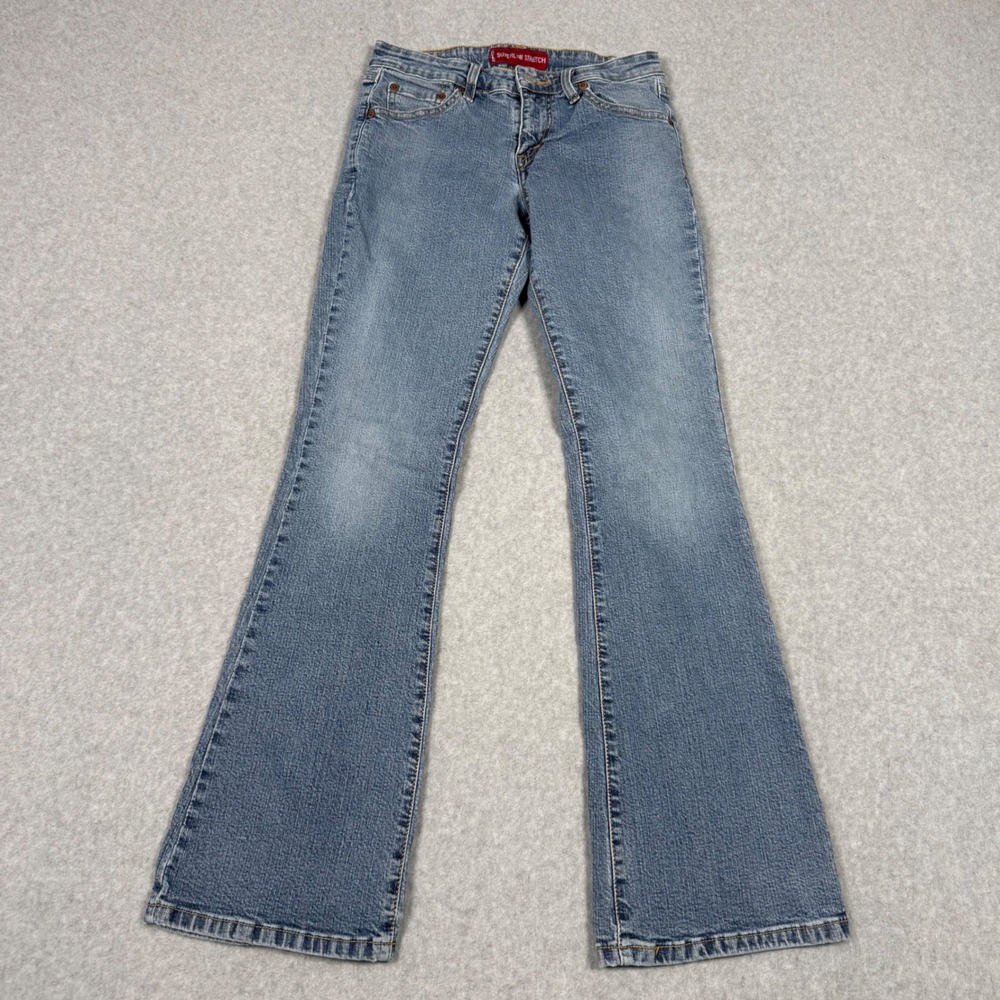 Levis 518 Superlow Vintage Y2K Bootcut Jeans Womens 1S JR Low Rise Stretch